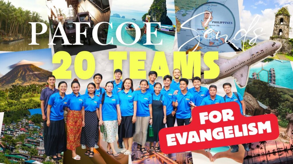 PAFCOE SENDS 20 TEAMS FOR EVANGELISM